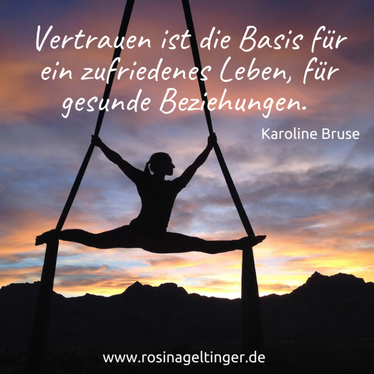 Warum ist Vertrauen so schwer? Rosina Geltinger